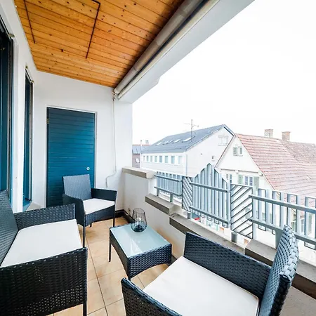 Modernes Mit Balkon, Parkplatz, Waschmaschine Fuer 4-5 Gaeste شقة